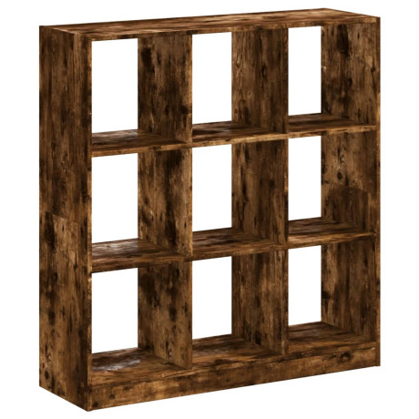 vidaXL Boekenkast 102x32x108 cm bewerkt hout gerookt eikenkleurig afbeelding2 - 1