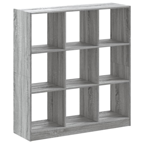 vidaXL Boekenkast 102x32x108 cm bewerkt hout grijs sonoma eikenkleurig afbeelding2 - 1