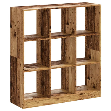 vidaXL Boekenkast 102x32x108 cm bewerkt hout oud houtkleurig afbeelding2 - 1