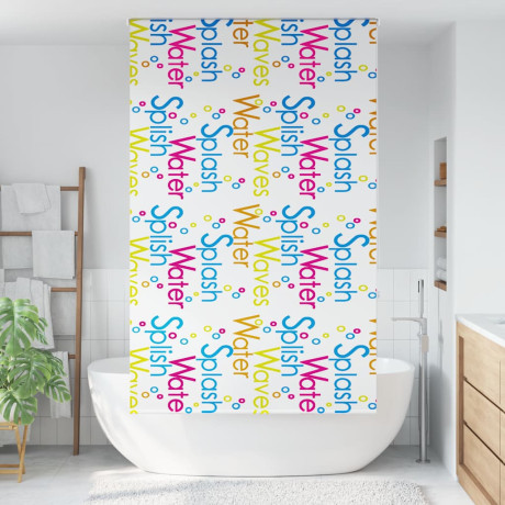vidaXL Doucherolgordijn 120x240 cm stofbreedte 116 cm afbeelding2 - 1