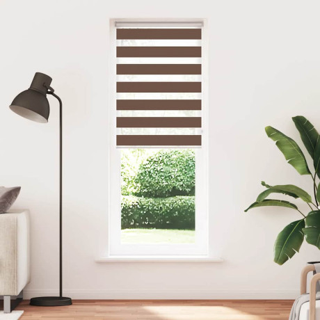 vidaXL Plisségordijn 75x200 cm stofbreedte 74,4 cm polyester afbeelding2 - 1