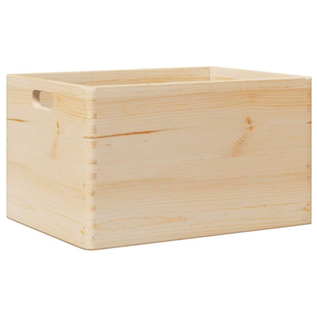 vidaXL Houten kist met handvatten 40x30x23 cm massief grenenhout afbeelding2 - 1