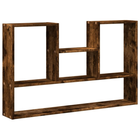 vidaXL Wandschap 99x15x60 cm bewerkt hout gerookt eikenkleurig afbeelding2 - 1