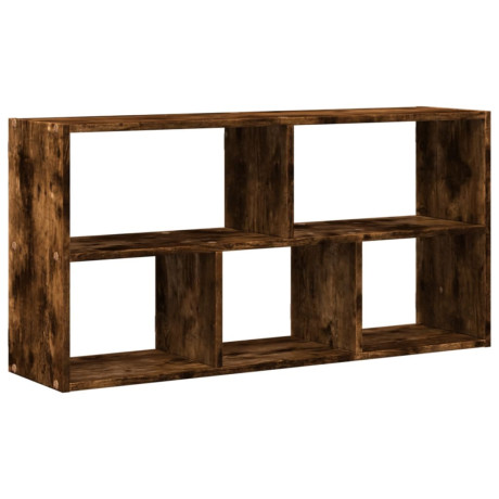 vidaXL Wandschap 100x25x50 cm bewerkt hout gerookt eikenkleurig afbeelding2 - 1