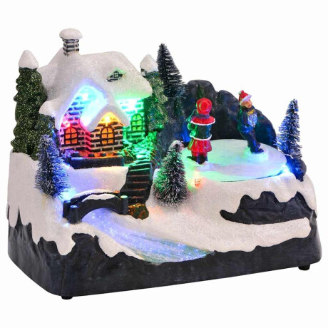 vidaXL Kerst Tafeldecoratie Multikleur 16 x 11,5 x 13 cm Kunststof afbeelding2 - 1