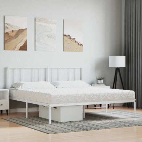 vidaXL Schuimmatras hardheid H2 H3 200x220 cm wit afbeelding2 - 1