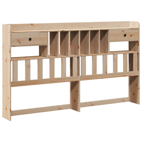 vidaXL Hoofdbord met opbergruimte 180 cm massief grenenhout afbeelding2 - 1