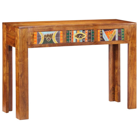 vidaXL Wandtafel 110x35x75 cm massief acaciahout afbeelding2 - 1