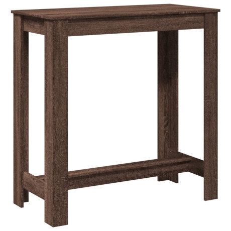 vidaXL Bartafel 102x50x103,5 cm bewerkt hout bruin eikenkleurig afbeelding2 - 1