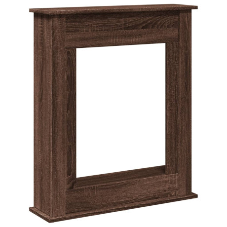 vidaXL Haardombouw 75x20x87,5 cm bewerkt hout bruin eikenkleurig afbeelding2 - 1