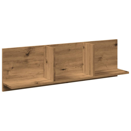 vidaXL Wandkast 100x16,5x30 cm bewerkt hout artisanaal eikenkleurig afbeelding2 - 1