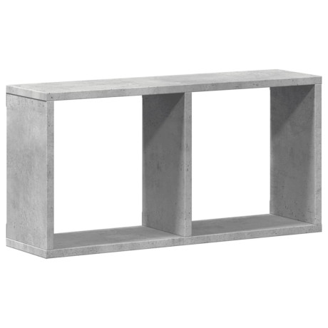 vidaXL Wandkast 60x16x30 cm bewerkt hout betongrijs afbeelding2 - 1