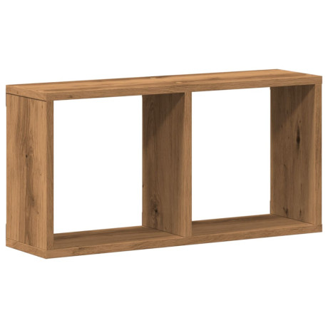 vidaXL Wandkast 60x16x30 cm bewerkt hout artinsanaal eikenkleurig afbeelding2 - 1