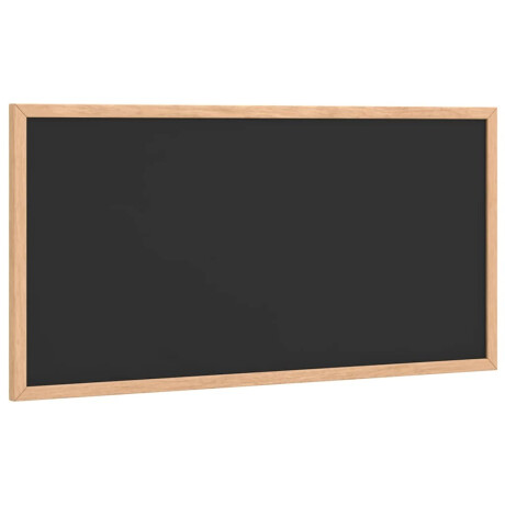 vidaXL Krijtbord met massief grenenhouten frame 60x30 cm zwart afbeelding2 - 1