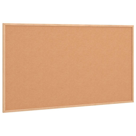 vidaXL Kurkbord met massief grenenhouten frame 100x55 cm afbeelding2 - 1