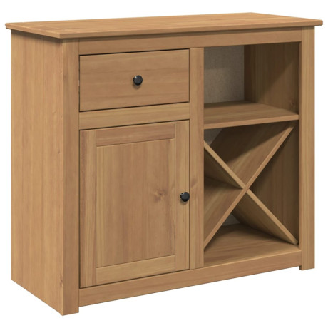 vidaXL Dressoir met lade PANAMA 93x40x80 cm massief grenenhout afbeelding2 - 1