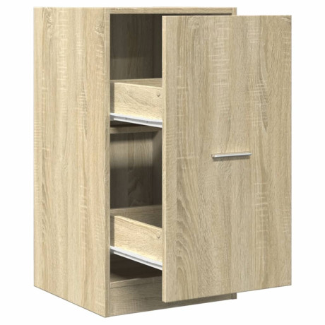 vidaXL Apothekerskast 40x41x77,5 cm bewerkt hout sonoma eikenkleurig afbeelding2 - 1