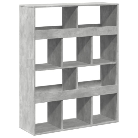 vidaXL Boekenkast 100x33x125,5 cm bewerkt hout betongrijs afbeelding2 - 1