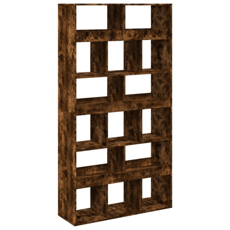 vidaXL Boekenkast 100x33x187,5 cm bewerkt hout gerookt eikenkleurig afbeelding2 - 1