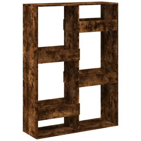 vidaXL Boekenkast 100x33x135 cm bewerkt hout gerookt eikenkleurig afbeelding2 - 1