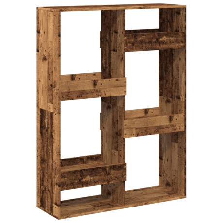 vidaXL Boekenkast 100x33x135 cm bewerkt hout oud houtkleurig afbeelding2 - 1