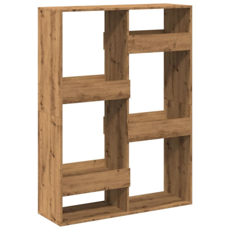 vidaXL Boekenkast 100x33x135 cm bewerkt hout artisanaal eikenkleur afbeelding2 - 1