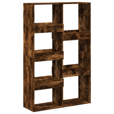 vidaXL Boekenkast 100x33x155,5 cm bewerkt hout gerookt eikenkleurig afbeelding2 - 1