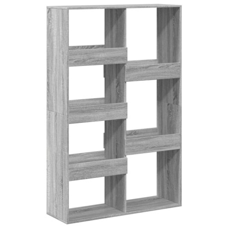 vidaXL Boekenkast 100x33x155,5 cm bewerkt hout grijs sonoma eiken afbeelding2 - 1