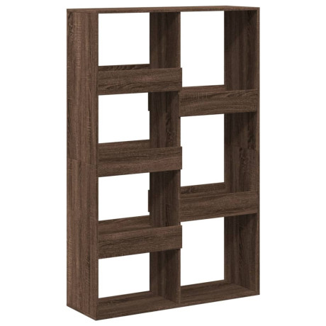 vidaXL Boekenkast 100x33x155,5 cm bewerkt hout bruin eikenkleurig afbeelding2 - 1