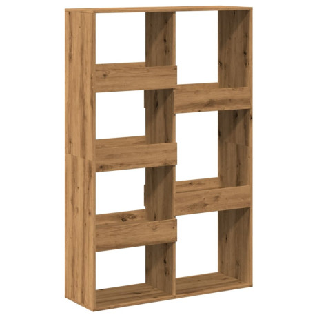 vidaXL Boekenkast 100x33x155,5 cm bewerkt hout artisanaal eikenkleurig afbeelding2 - 1