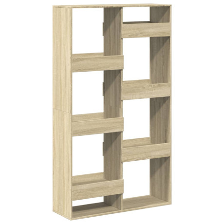 vidaXL Boekenkast 100x33x175 cm bewerkt hout sonoma eikenkleurig afbeelding2 - 1