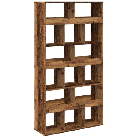 vidaXL Kamerscherm 100x33x187,5 cm bewerkt hout oud houtkleurig afbeelding2 - 1