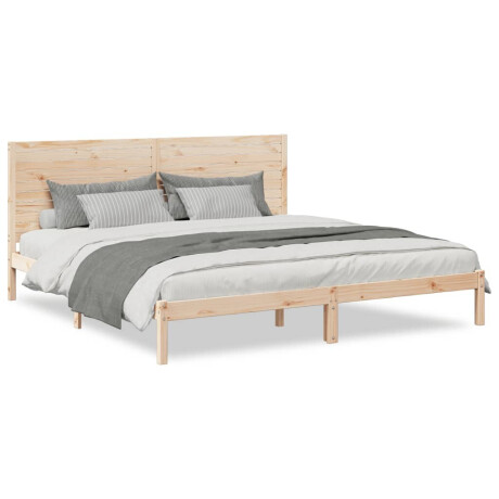 vidaXL Bedframe extra lang zonder matras massief hout 180x220 cm afbeelding2 - 1