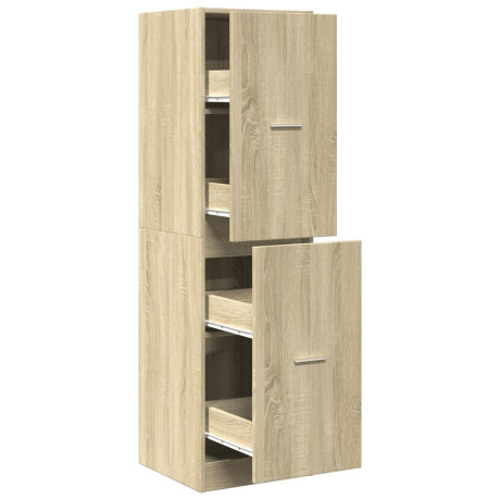 vidaXL Apothekerskast 40x41x144,5 cm bewerkt hout sonoma eikenkleurig afbeelding2 - 1