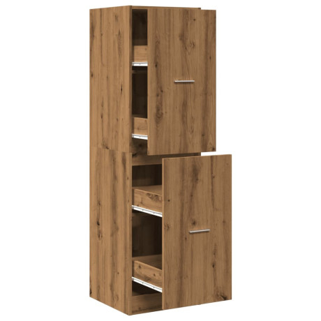 vidaXL Apothekerskast 40x41x144,5 cm bewerkt hout artisanaal eiken afbeelding2 - 1