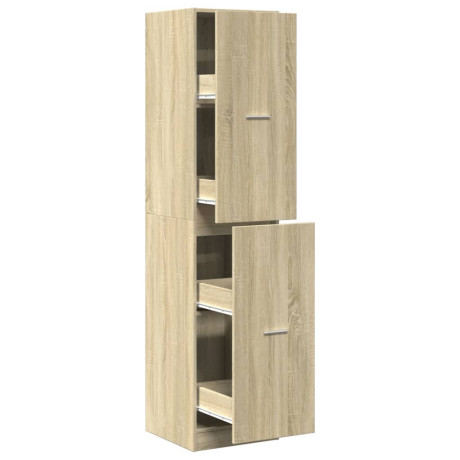 vidaXL Apothekerskast 40x41x174,5 cm bewerkt hout sonoma eikenkleurig afbeelding2 - 1