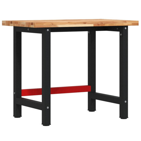 vidaXL Werkbank rechthoekig 100x60x83 cm massief acaciahout afbeelding2 - 1