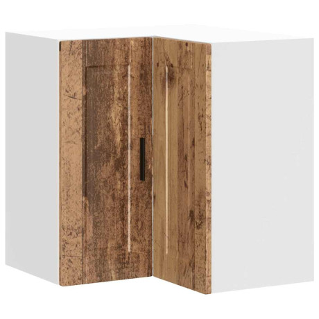 vidaXL Keuken hoekkast "Porto" bewerkt hout oud houtkleurig afbeelding2 - 1