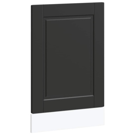 vidaXL Vaatwaspaneel Porto 45x1,5x57 cm bewerkt hout zwart afbeelding2 - 1