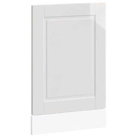 vidaXL Vaatwaspaneel Porto 45x1,5x57 cm bewerkt hout hoogglans wit afbeelding2 - 1