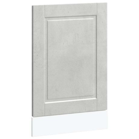 vidaXL Vaatwaspaneel Porto 45x1,5x57 cm bewerkt hout betongrijs afbeelding2 - 1
