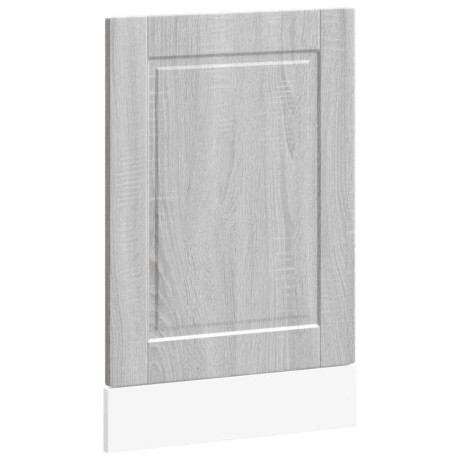 vidaXL Vaatwaspaneel Porto 45x1,5x57cm bewerkt hout grijs sonoma eiken afbeelding2 - 1