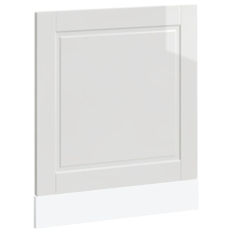 vidaXL Vaatwaspaneel Porto 60x1,5x57 cm bewerkt hout hoogglans wit afbeelding2 - 1