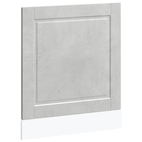 vidaXL Vaatwaspaneel Porto 60x1,5x57 cm bewerkt hout betongrijs afbeelding2 - 1
