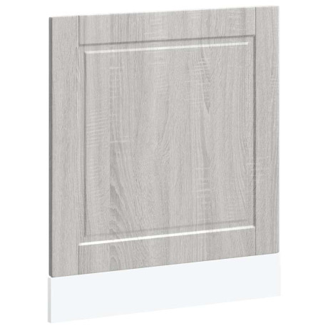 vidaXL Vaatwaspaneel Porto 60x1,5x57cm bewerkt hout grijs sonoma eiken afbeelding2 - 1