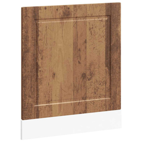vidaXL Vaatwaspaneel Porto 60x1,5x57 cm bewerkt hout oud houtkleurig afbeelding2 - 1