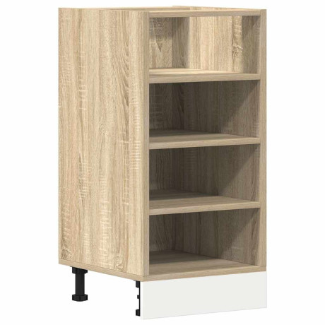 vidaXL Onderkast Riga 40x44,5x81,5 cm bewerkt hout sonoma eikenkleurig afbeelding2 - 1