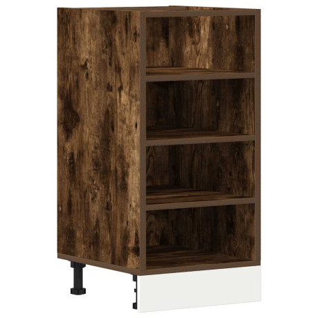 vidaXL Onderkast Riga 40x44,5x81,5 cm bewerkt hout gerookt eikenkleurig afbeelding2 - 1