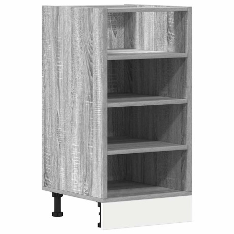 vidaXL Onderkast Riga 40x44,5x81,5 cm bewerkt hout grijs sonoma eikenkleur afbeelding2 - 1