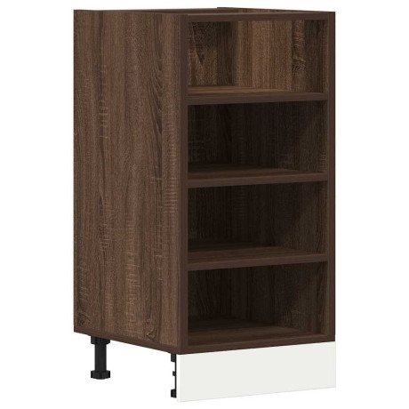 vidaXL Onderkast Riga 40x44,5x81,5 cm bewerkt hout bruin eikenkleur afbeelding2 - 1